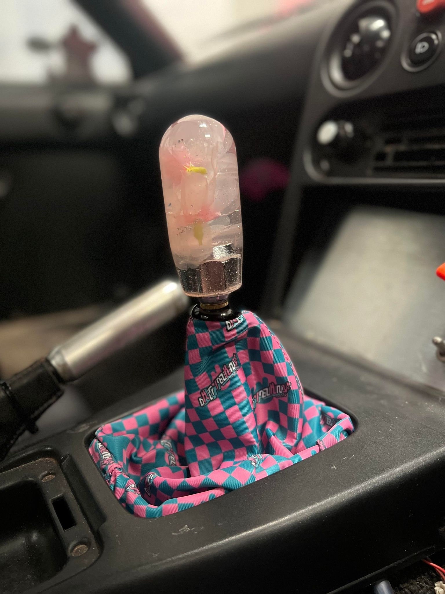 Drift Bunny Racer Shift Boot JDM Accessory Manual Gear Shift 