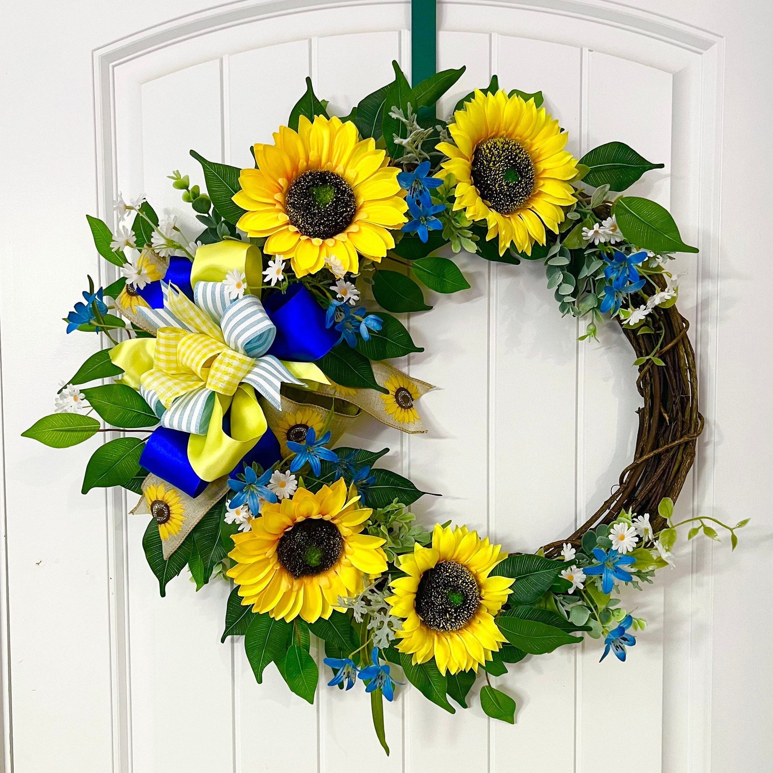 Ukraine Support Wreath/ Ukraine Wreath for Door/ Spring Wreath Etsy