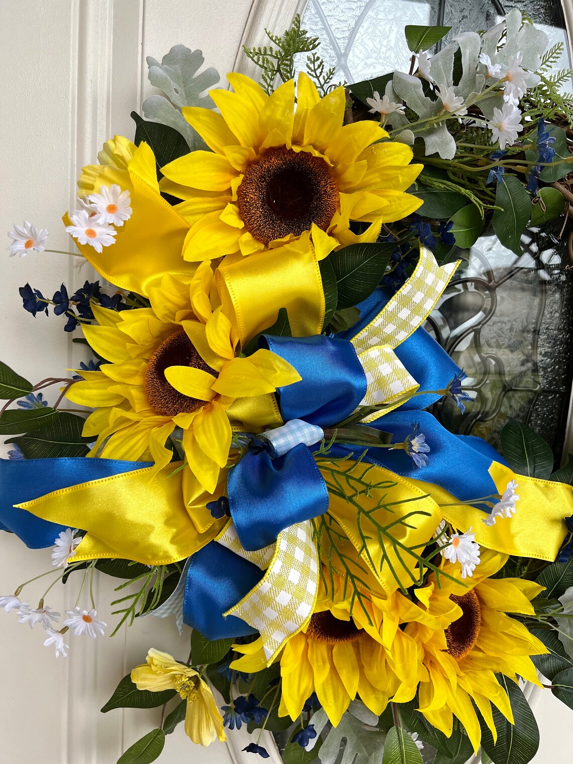 Ukraine Support Wreath/ Ukraine Wreath for Door/ Spring Wreath Etsy