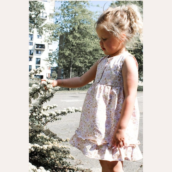 Child dress pattern, kids summer dress, Dress ruffles kids, Toddler girl pattern, Sewing summer dress, Girls dress sewing pattern pdf