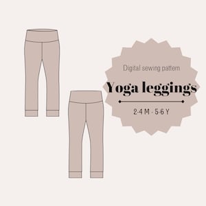 Baby legging sewing pattern, Baby leggings sewing pattern, Baby leggings pattern, Kids leggings pattern, Toddler leggings sewing pattern