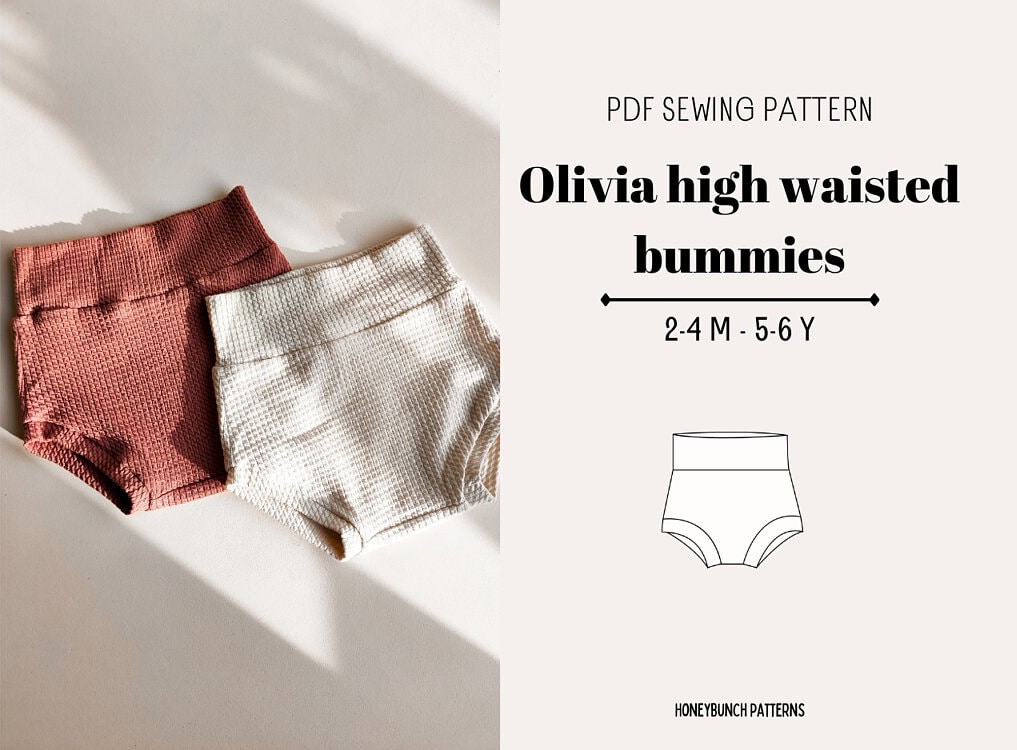 Easy Bummie Sewing Pattern | PDF Sewing Pattern | Bummies Sewing ...