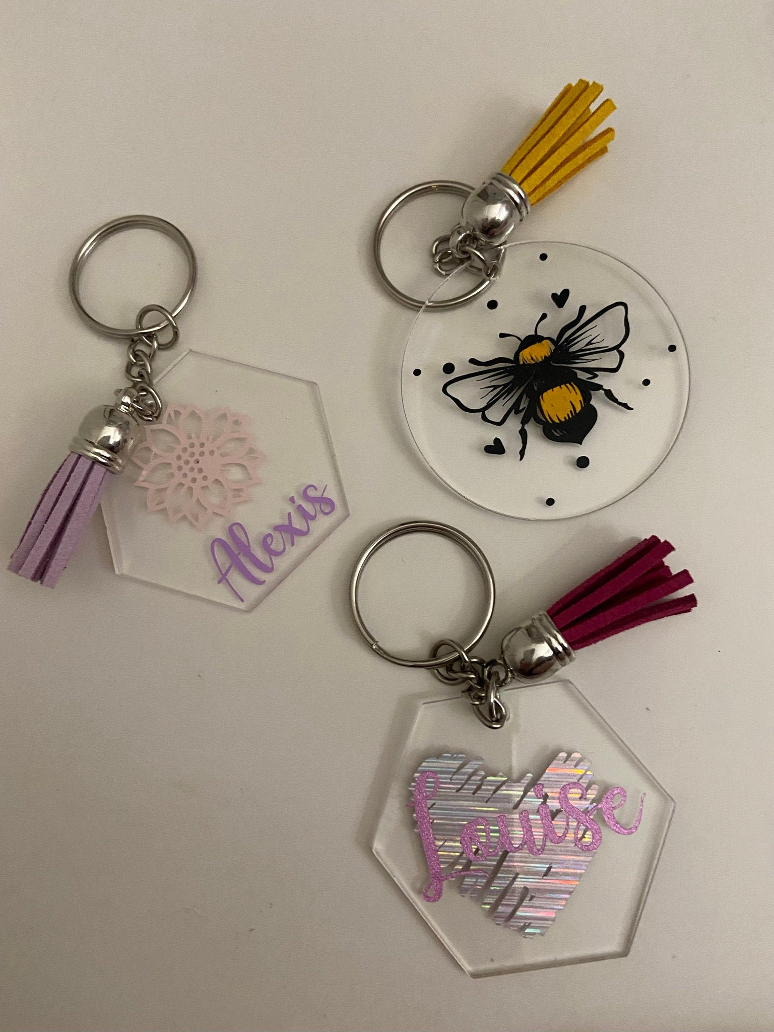 Personalised key rings small gift Etsy