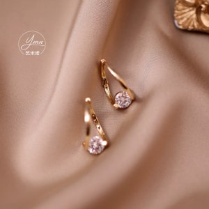 2022 new trendy autumn and winter Korean earrings net red earrings female new zircon earrings