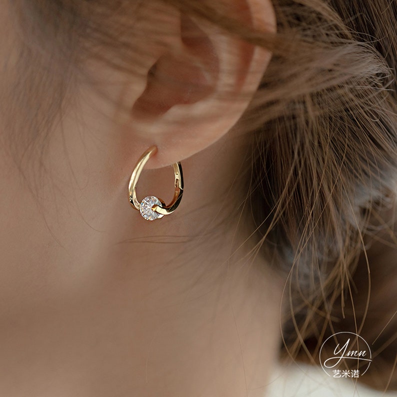 2022 new trendy autumn and winter Korean earrings net red earrings female new zircon earrings