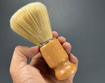 USA, bois fait main, poils de sanglier véritable, mousse à raser, blaireau, savon, taille plus grande pour les grands garçons, cadeau de vacances de Noël