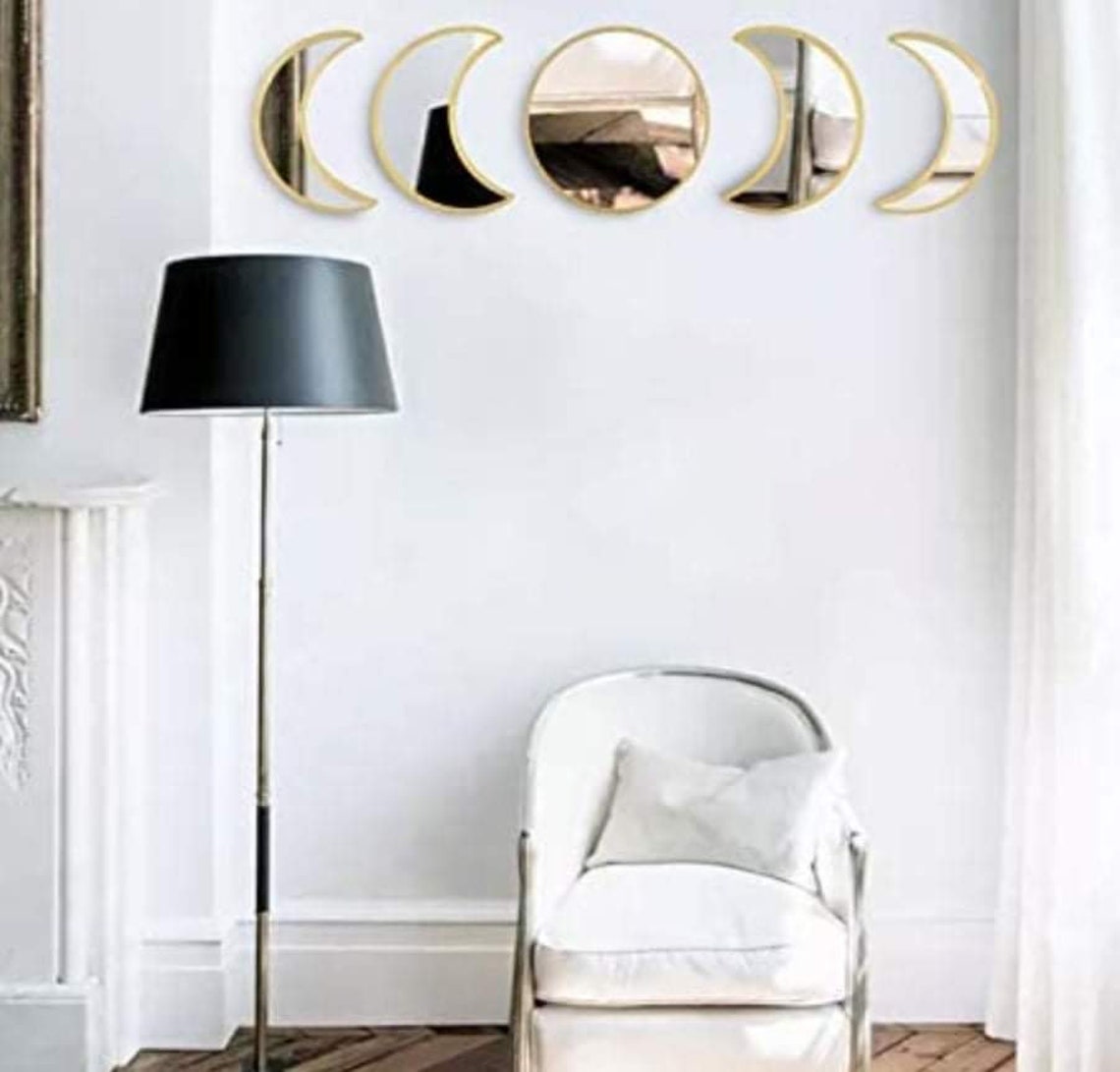 Moon Phases Mirrors Decor Mirrors Moon Mirrors. Etsy