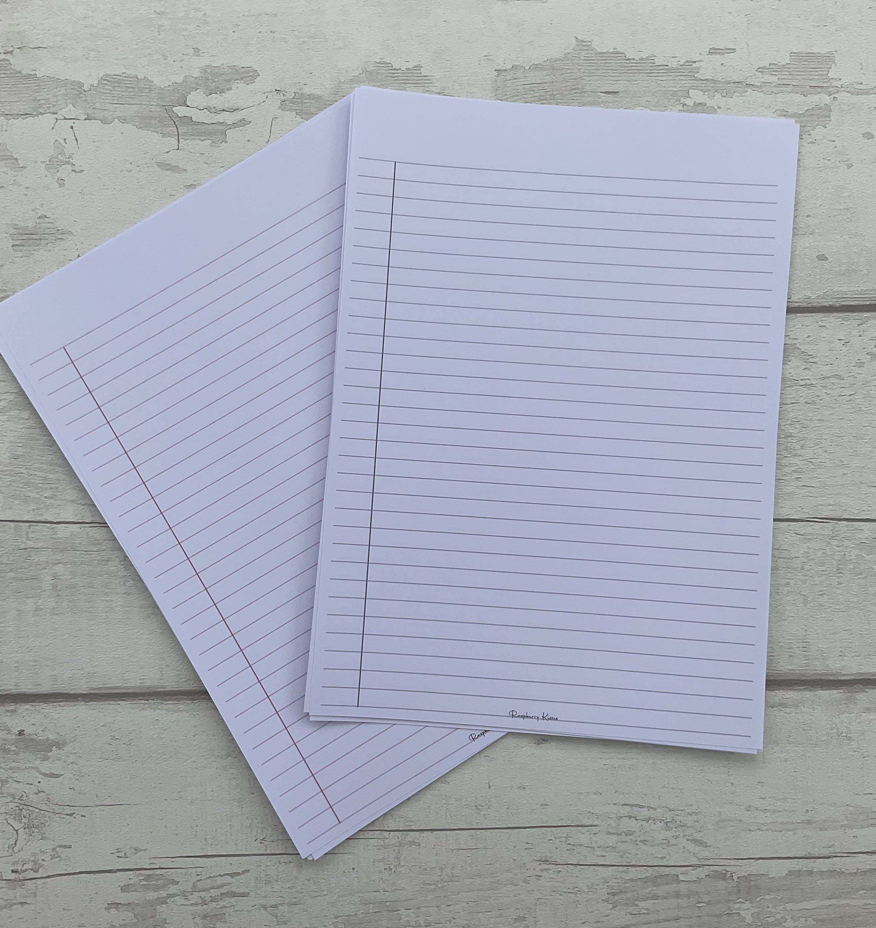 Discbound A5 lined refill paper Lined A5 refill paper Etsy