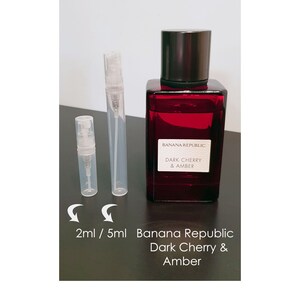 Banana Republic Dark Cherry Amber Sample 2ml or 5ml Spray Bottle