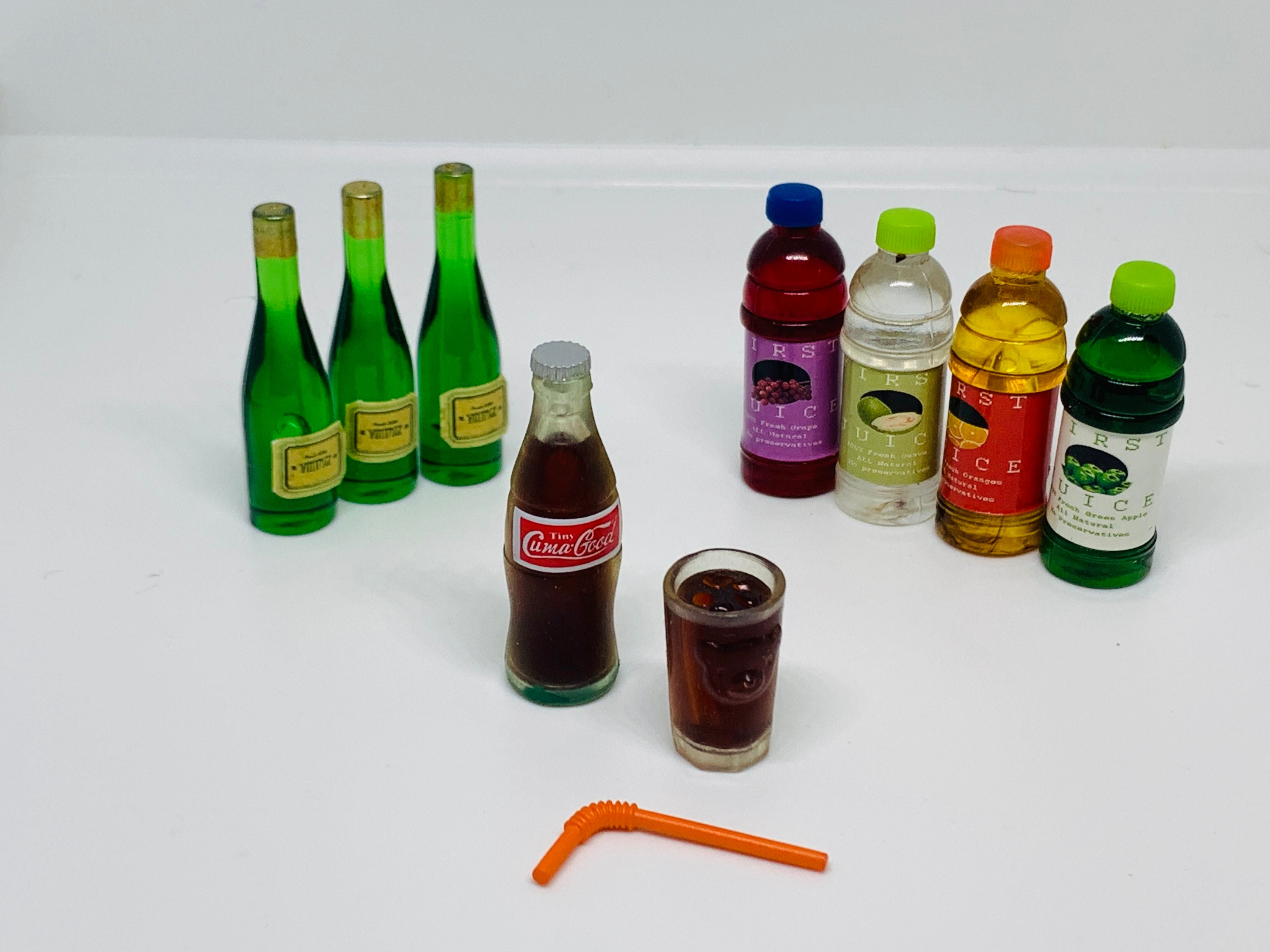 Dollhouse Miniature Collectable Beers Vitamins Water Bottle Etsy