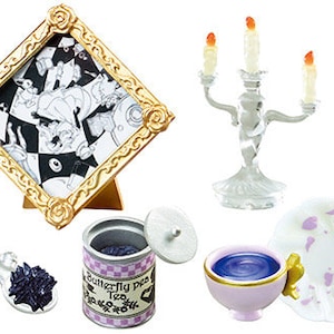 Dollhouse Miniatures Re-ment Wonderland Tea Party 2022 Tea Set Rabbit ...