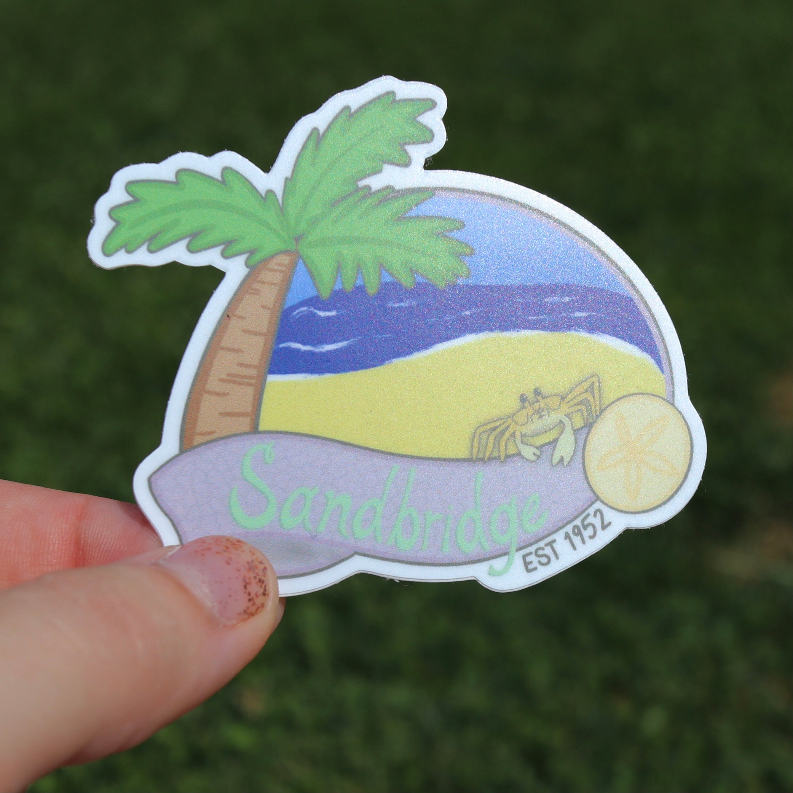 Sandbridge Beach VA Sticker - Etsy