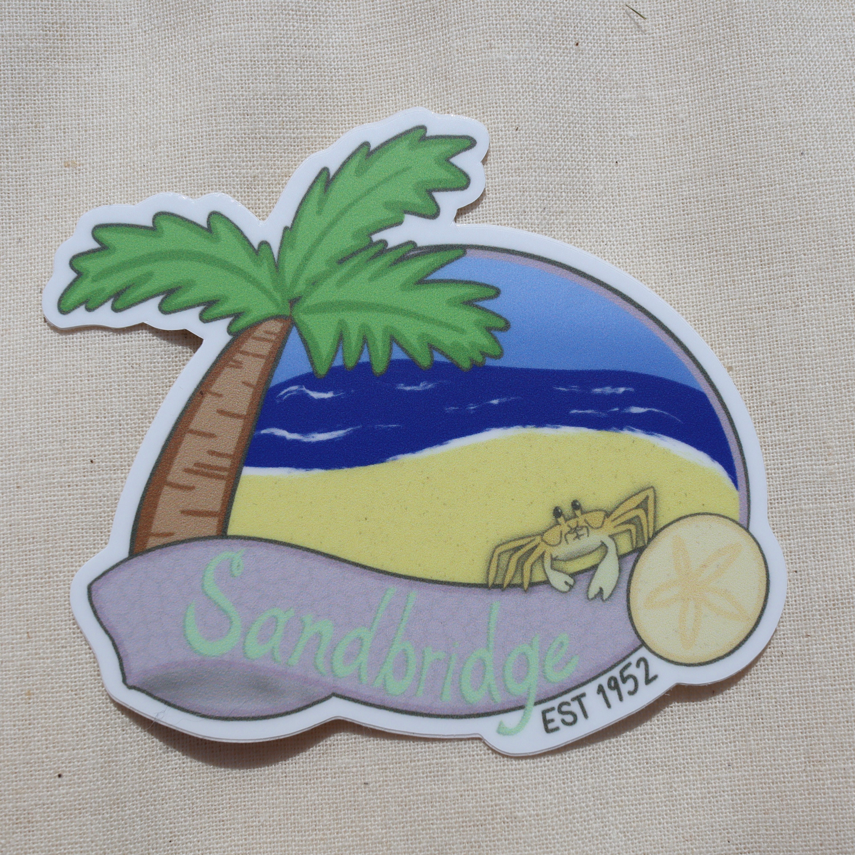 Sandbridge Beach VA Sticker - Etsy