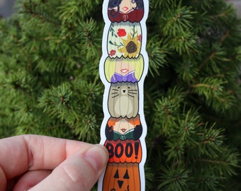 Pumpkin Stack Sticker - Etsy