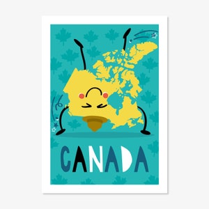 Canada Map Print