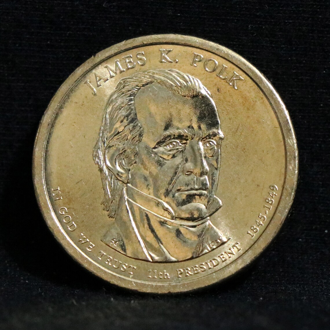 2009 P James K Polk Presidential Dollar Circulated Coin Etsy