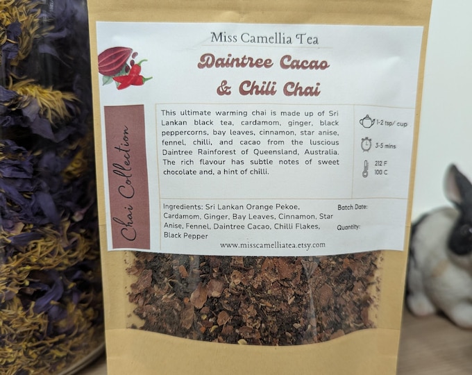 Australian Daintree Cacao Chilli Chai | Chocolate Chilli Chai | Australian Chai
