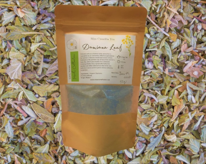 Damiana Leaf | Relaxing Herbal Tea | Aphrodisiac | Anxiety Relief| Organic