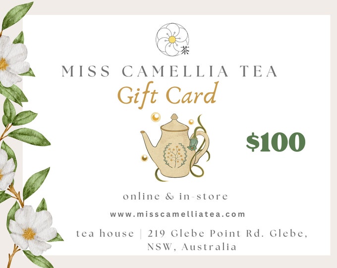 Miss Camellia Tea Gift Card