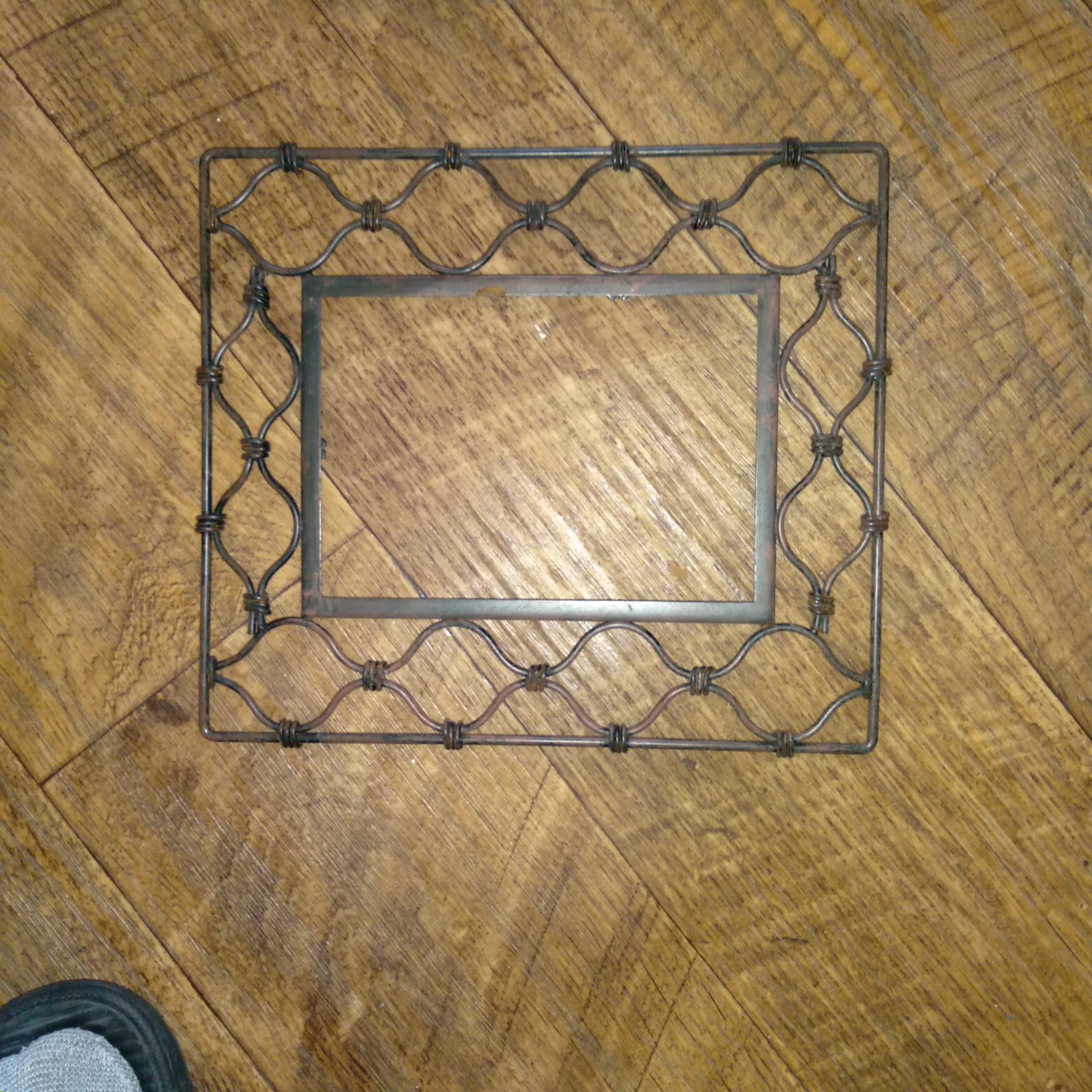 Handmade wire picture frame Etsy