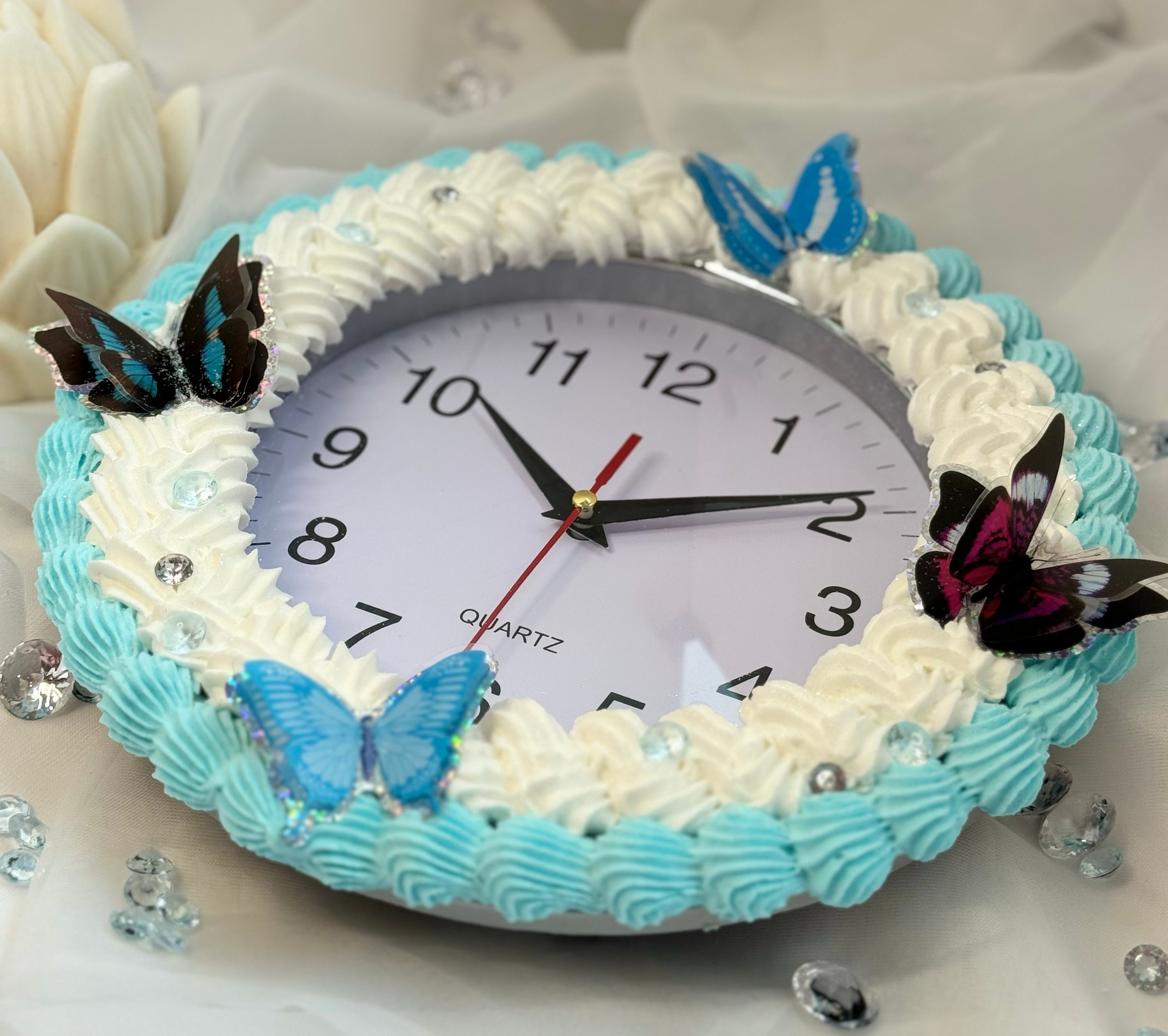 Unique Fake Cake Clock, Decorative Cake Clock - Etsy