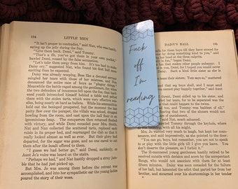 F**k Off I'm Reading Bookmark