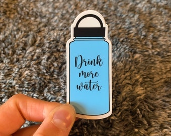 Drink More Water Sticker