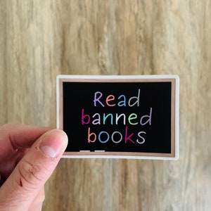 Read Banned Books Sticker