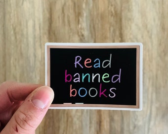 Read Banned Books Sticker