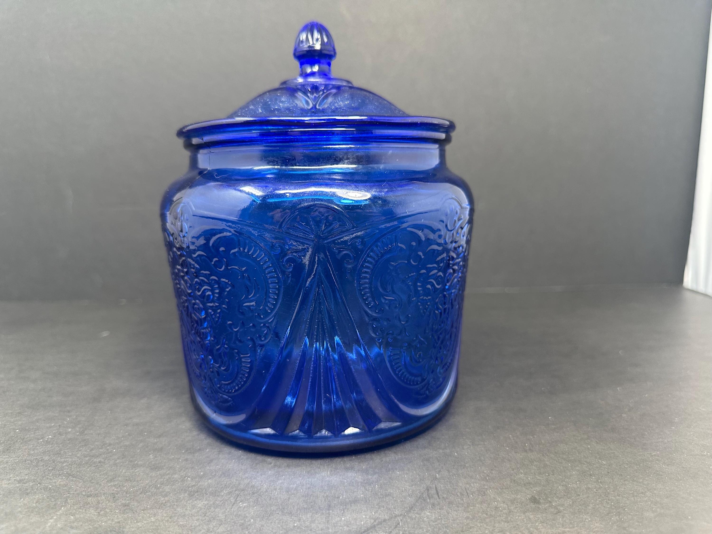 ワケ有り‥アンティークガラスビスケットジャー ビスケットジャー - Antiques Violetta