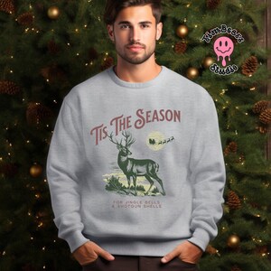 Deer hunting christmas sweater best sale