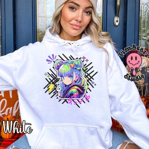 Edgy Anime Hoodie Manga Hoodie Anime Manga Hoodie Edgy Goth Manga Hoodie Edgy Anime Hoodie Unisex Heavy Blend Hooded Sweatshirt Etsy