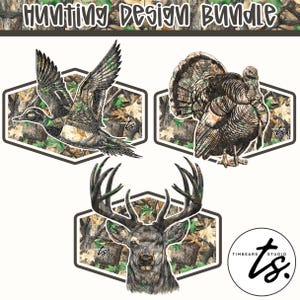 Camo Hunting Design Bundle png, Deer Camo PNG, Duck Camo, Turkey Hunting, Duck Hunting, Hunting Design, Camouflage, Camo Patch, Camo Frame