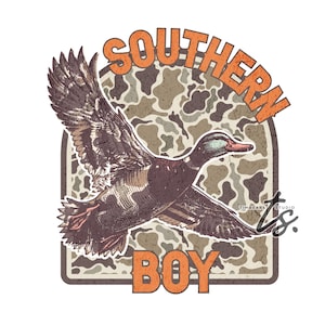 Southern Boy png, Camo Duck PNG, Duck Hunting Design, Southern Vibes Duck Hunter png, Duck Duck Boom, Deep South, Country Boy Png