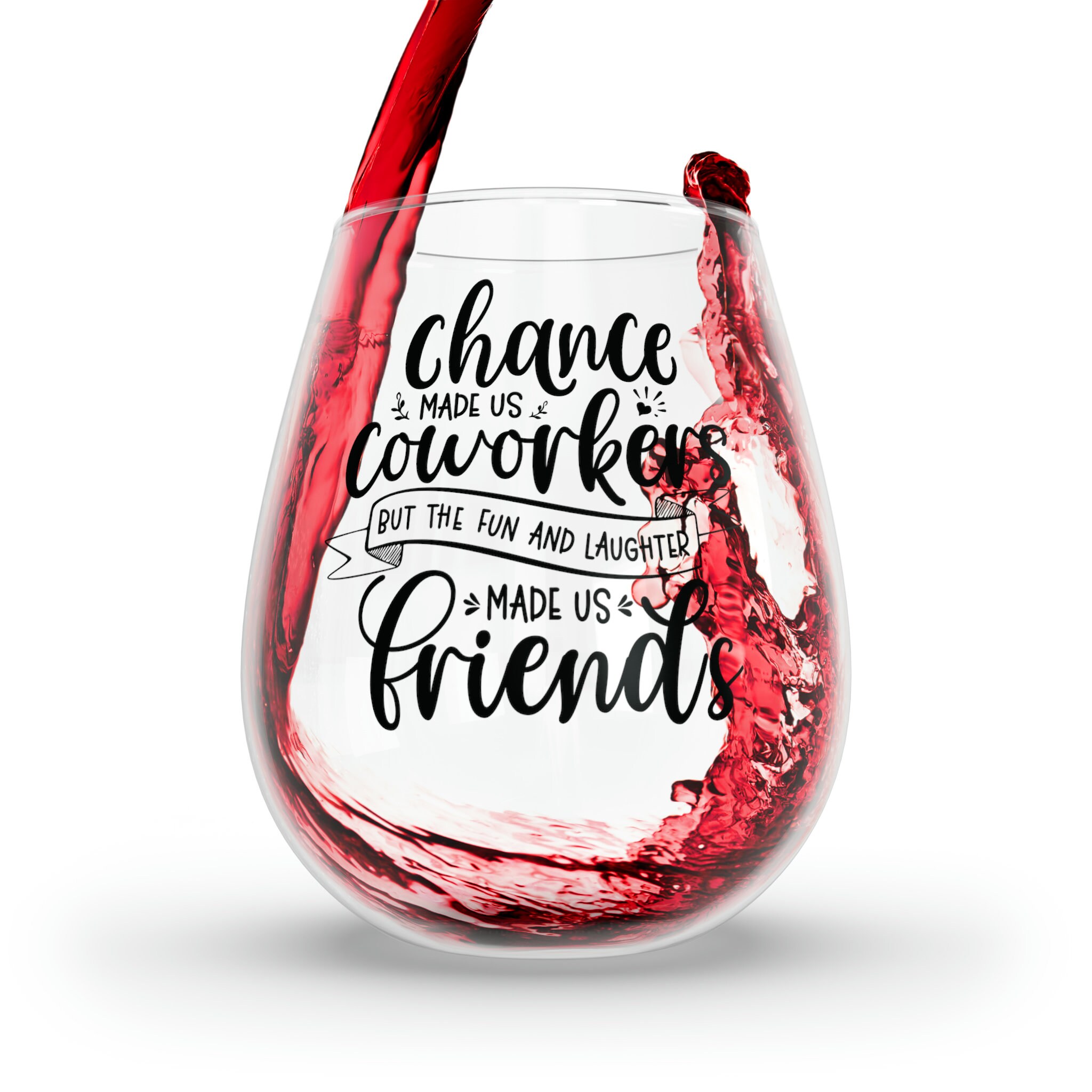 MIP Social Distancing Fill Lines Funny Wine Glass – Novelty Glassware
