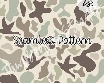 Duck Camo Seamless Pattern, Marsh Old School Camo PNG Duck Hunting Camouflage Design, Hunting background  Camo pattern sublimation Deer Camo