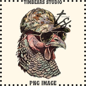 Camo Turkey Hunting png, Vintage Turkey Camo PNG - Turkey Hunting Camouflage Design, Game Hunting Camouflage Turkey, Funny Turkey png