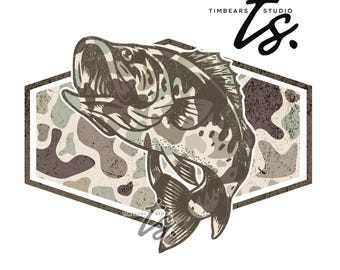 Camo Fish Label PNG, Bass png, Angler png, Fish Patch png,  Frame, Hunting png, Camo Frame, Hunting Camo Design, Reel American, Southern Boy