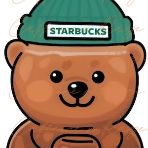 Bearista Bear Cup PNG, Digital Download, Sublimation, Sublimate