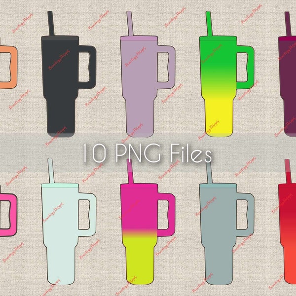 Simple 40oz Trek Tumblers Inspired PNG  Instant Download Files | 10 PNG Bundle | Tumbler | Sticker | Tshirt | Gift