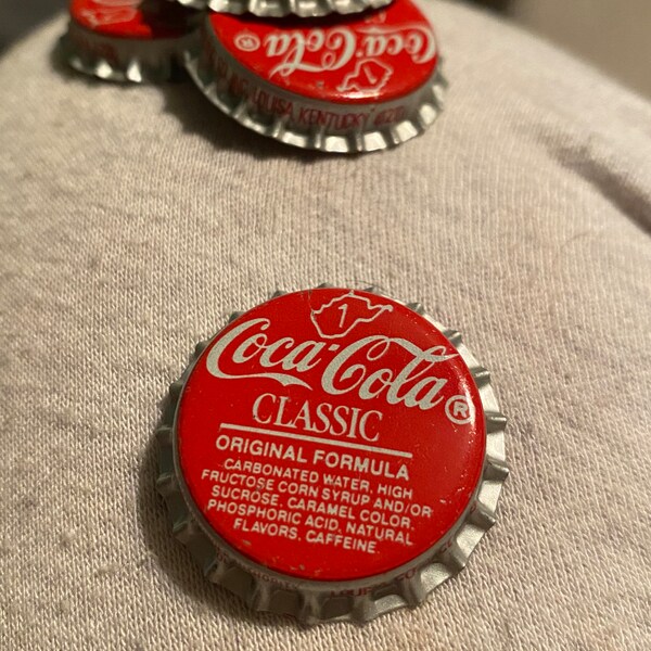 Coke Bottle Caps Etsy