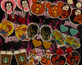 Halloween/Horror Inspired Earrings