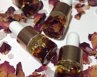 Botanical Rose Cuticle Oil: 1mL Dropper Bottle