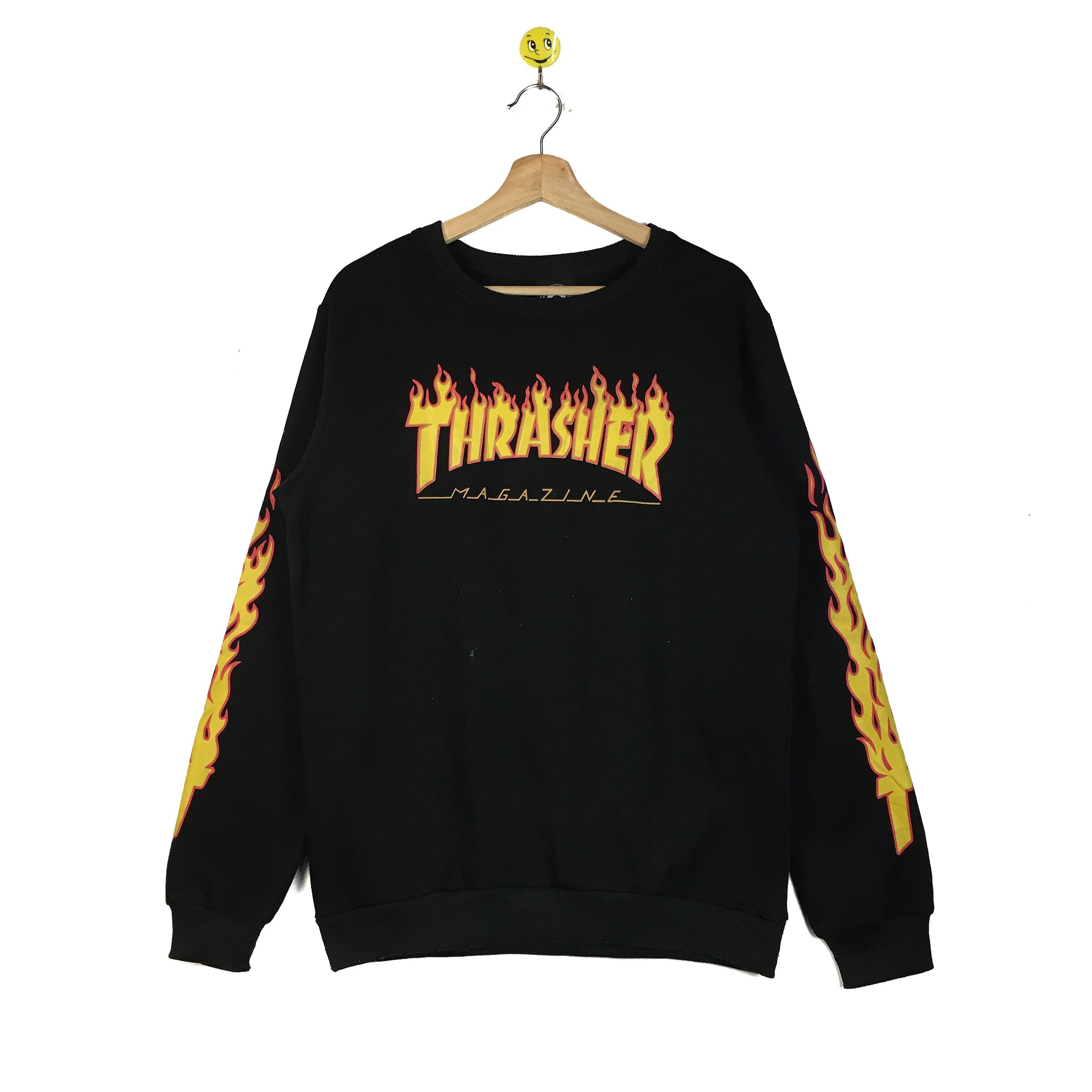 Rare Thrasher sweatshirt Thrasher pullover Thrasher sweater Etsy