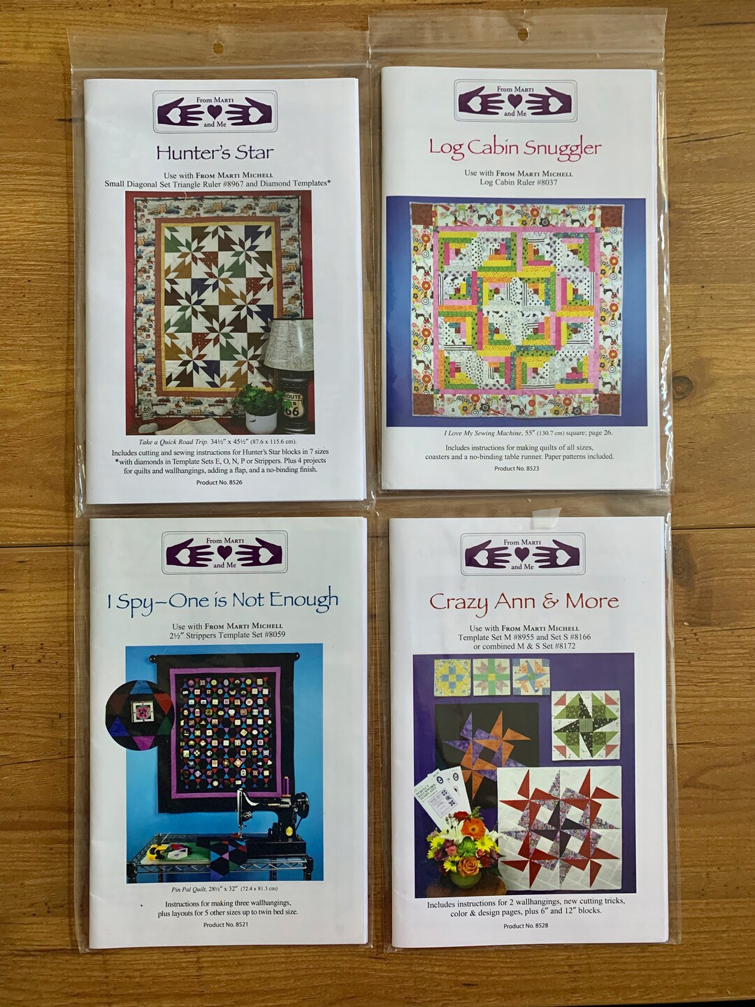 Marti Michell Quilt Patterns Set of 4 Etsy