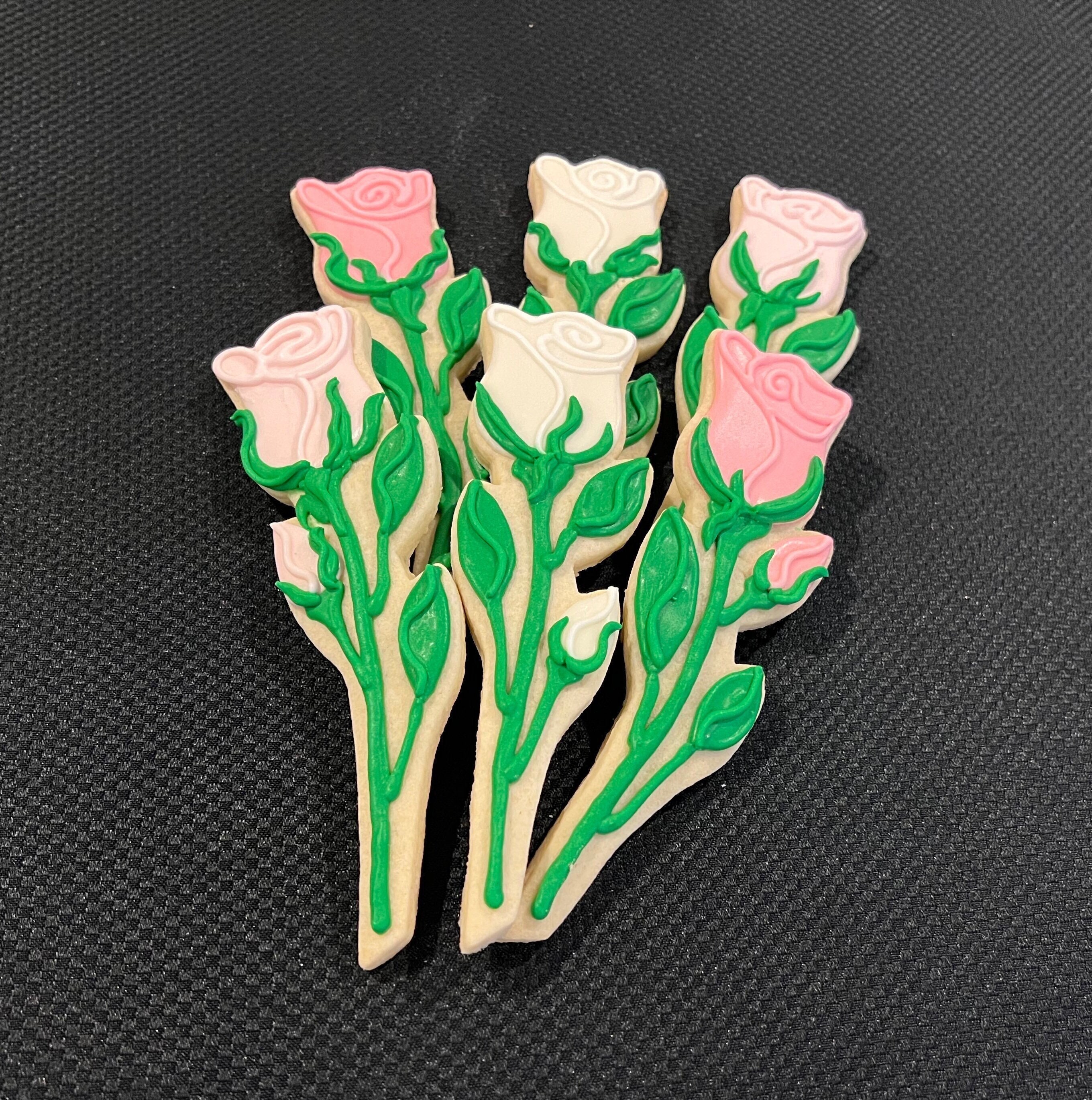 Long Flower Stem Cookie Cutter, Fondant and Playdoh Cutters Too 