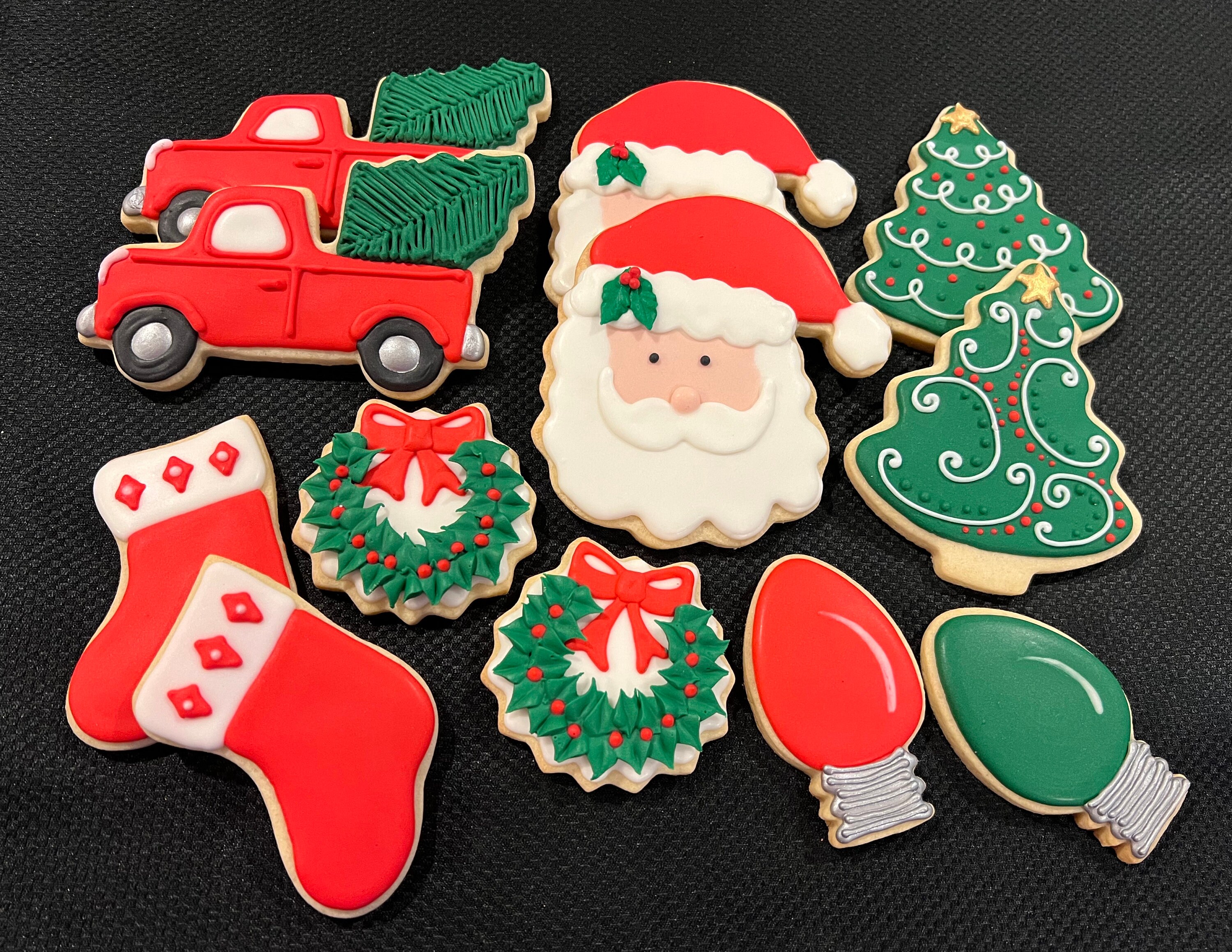 Christmas Cookies, Christmas Memories Decorated Sugar, Cookies, Holiday Favors, Christmas Favors, Stocking Stuffer cookies, Party Cookies