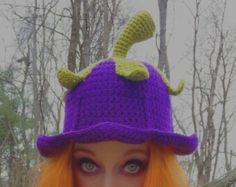 Purple Tulip Hat