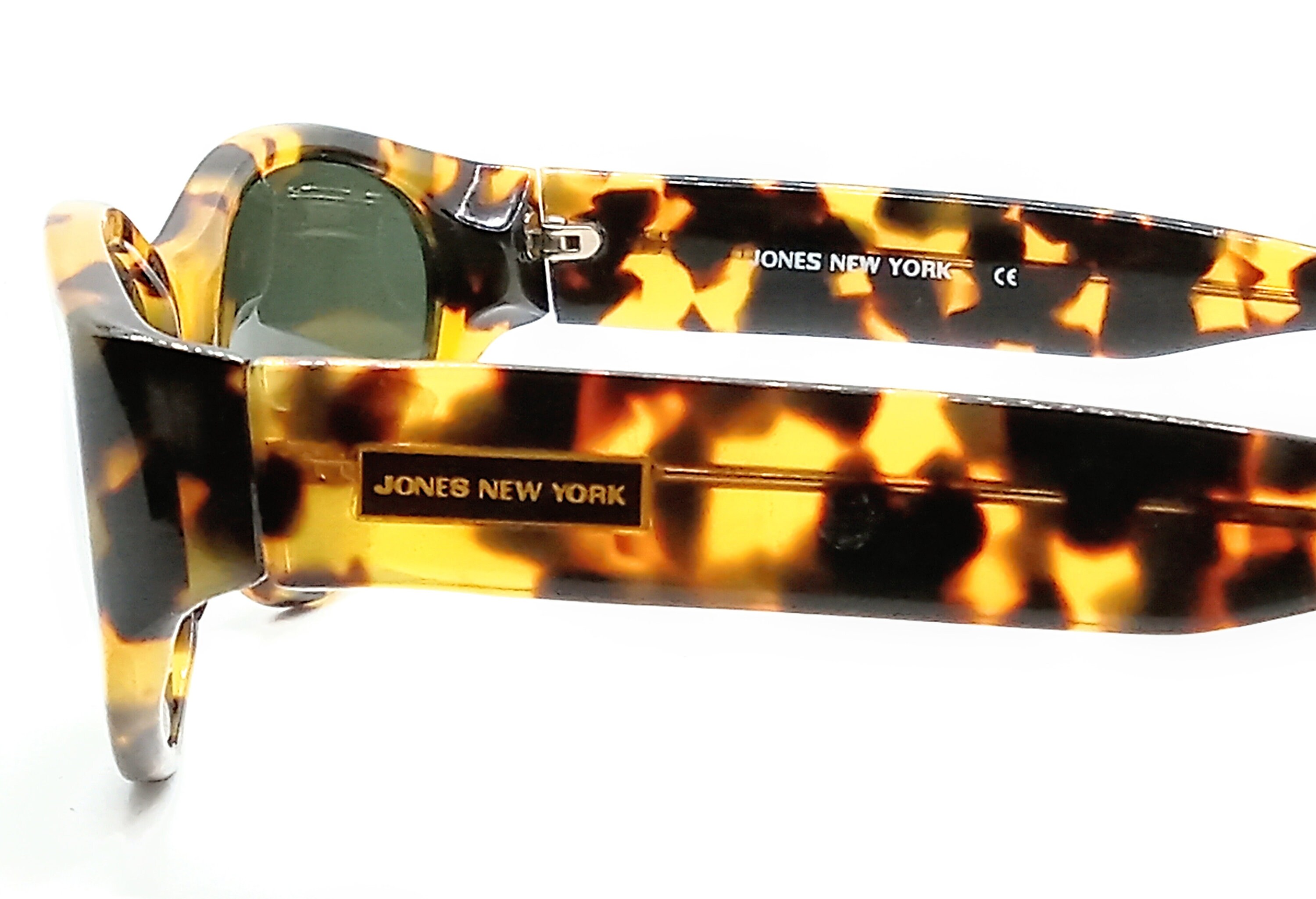 Vintage Jones of New York Oversized Brown Tortoise Sunglasses Jones New York Sunglasses for Women for sale | eBay main image 2