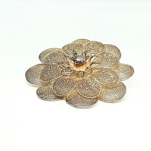 Broche En Argent 950 Travaillée - Occasion, Style Vintage Et Élégant